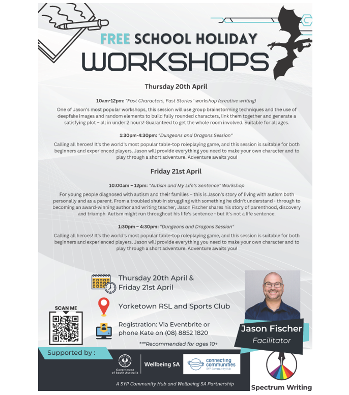 Spectrum writing school holiday workshop flyer 2.PNG